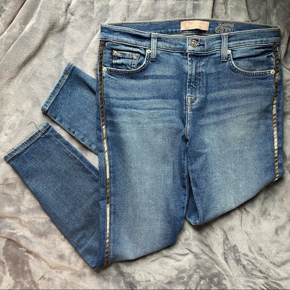 7 For All Mankind Ankle Skinny Jeans | Size 30